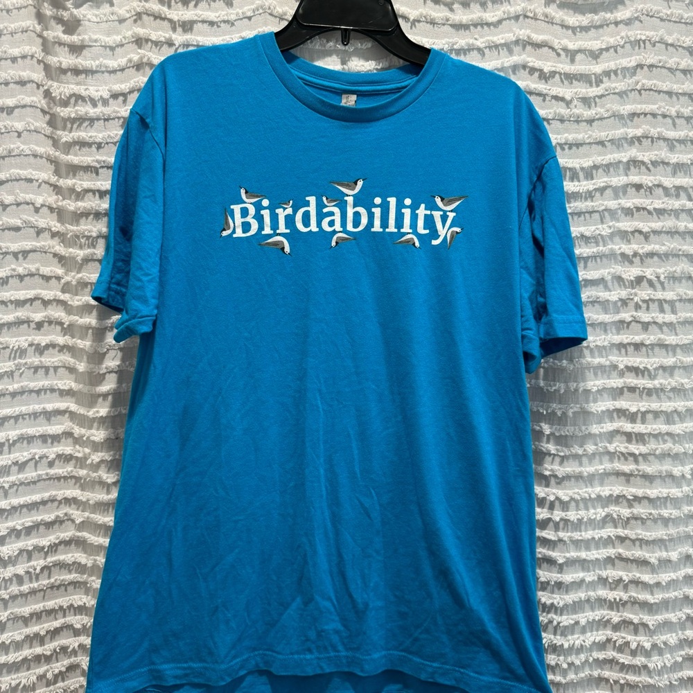 Blue Birdability T-Shirt Size XL